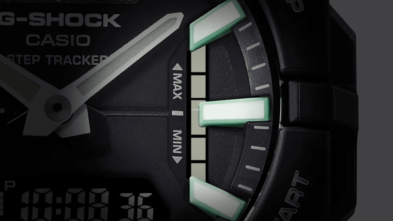 Casio,G-SHOCK 48.50x43.90mm,48.50x43.90mm,Carbon,Bio-sourced,Resin,Black,Quartz,Countdown,Chronograph,Month,Date,Hardlex,Round,GBA950,GBA950-1A
