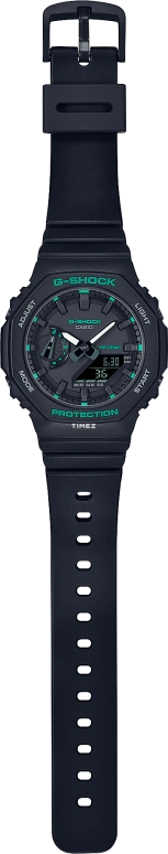 Casio,G-SHOCK 46.20x42.90mm,46.20x42.90mm,Carbon,Black,Quartz,Countdown,Chronograph,Month,Date,Hardlex,Octagon,GMAS2100GA,GMAS2100GA-1A