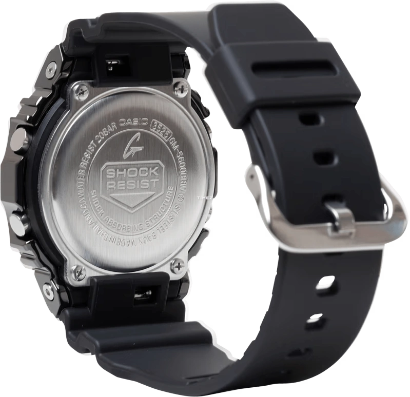 Casio,G-SHOCK 49.60x43.20mm,49.60x43.20mm,Resin,Multi-Color,Quartz,Countdown,Chronograph,Month,Date,Hardlex,Square,GM5600BRW,GM5600BRW-1