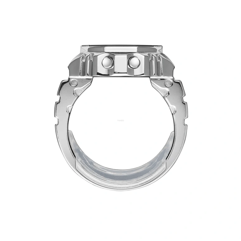 Casio,Other 25.20x19.50mm,25.20x19.50mm,Stainless Steel,Black,Grey,Quartz,Chronograph,Month,Date,Day,Hardlex,Octagon,CRW001,CRW001-1