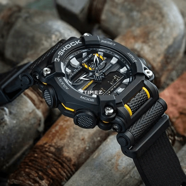 Casio,G-SHOCK 52.80x49.50mm,52.80x49.50mm,Resin,Black,Quartz,Countdown,Chronograph,Month,Date,Hardlex,Round,GA900,GA900-1A