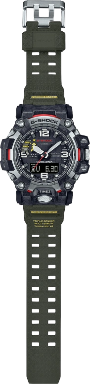 Casio,MASTER OF G - LAND 61.20x54.40mm,61.20x54.40mm,Resin,Forged Carbon,Stainless Steel,Black,Quartz,Countdown,Chronograph,Month,Date,Sapphire,Crystal Glass,Round,GWG2000,GWG2000-1A3