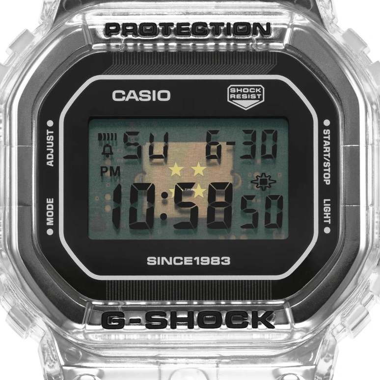 Casio,G-SHOCK 48.90mm,48.90mm,Resin,Black,Quartz,Countdown,Chronograph,Month,Date,Hardlex,Square,DW5040RX,DW5040RX-7