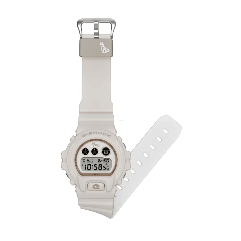 Casio,G-Shock 6900 50mm,50mm,Resin,White,Quartz,Countdown,Chronograph,Month,Date,Hardlex,Round,DW6900SHB,DW6900SHB-7