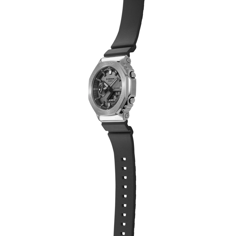 Casio,G-SHOCK 49.30x44.40mm,49.30x44.40mm,Stainless Steel,Grey,Quartz,Chronograph,Month,Date,Day,Hardlex,Octagon,GM,GM-2100-1A