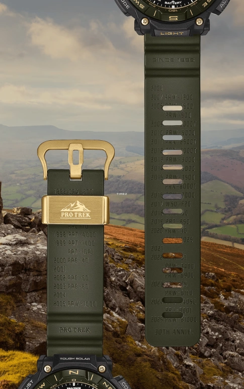 Casio,PROTREK 54.70x51.70mm,54.70x51.70mm,Carbon,Bio-sourced,Resin,Grey,Quartz,Countdown,Chronograph,Month,Date,Hardlex,Round,PRG340ANS,PRG340ANS-3