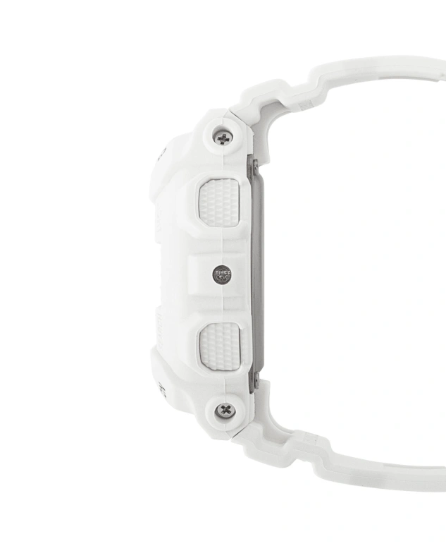 Casio,BA-110 46.30x43.40mm,46.30x43.40mm,Resin,White,Grey,Quartz,Countdown,Chronograph,Month,Date,Hardlex,Round,BA110RG,BA110RG-7A