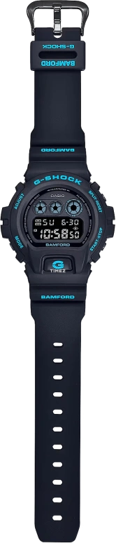 Casio,G-Shock 6900 50mm,50mm,Resin,Black,Quartz,Countdown,Chronograph,Month,Date,Hardlex,Round,DW6900BWD,DW6900BWD-1