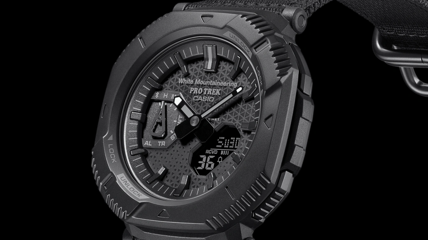 Casio,PROTREK 50.30x46mm,50.30x46mm,Resin,Bio-sourced,Black,Quartz,Countdown,Chronograph,Month,Date,Hardlex,Glass,Square,PRJB001WM,PRJB001WM-1