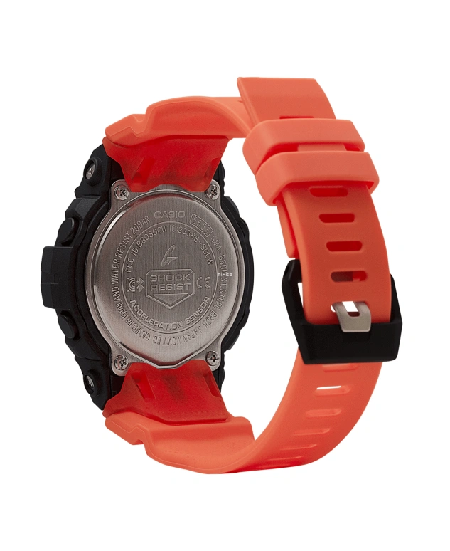 Casio,G-SHOCK 45.20mm,45.20mm,Resin,Black,Quartz,Countdown,Chronograph,Month,Date,Hardlex,Round,GMAB800SC,GMAB800SC-1A4
