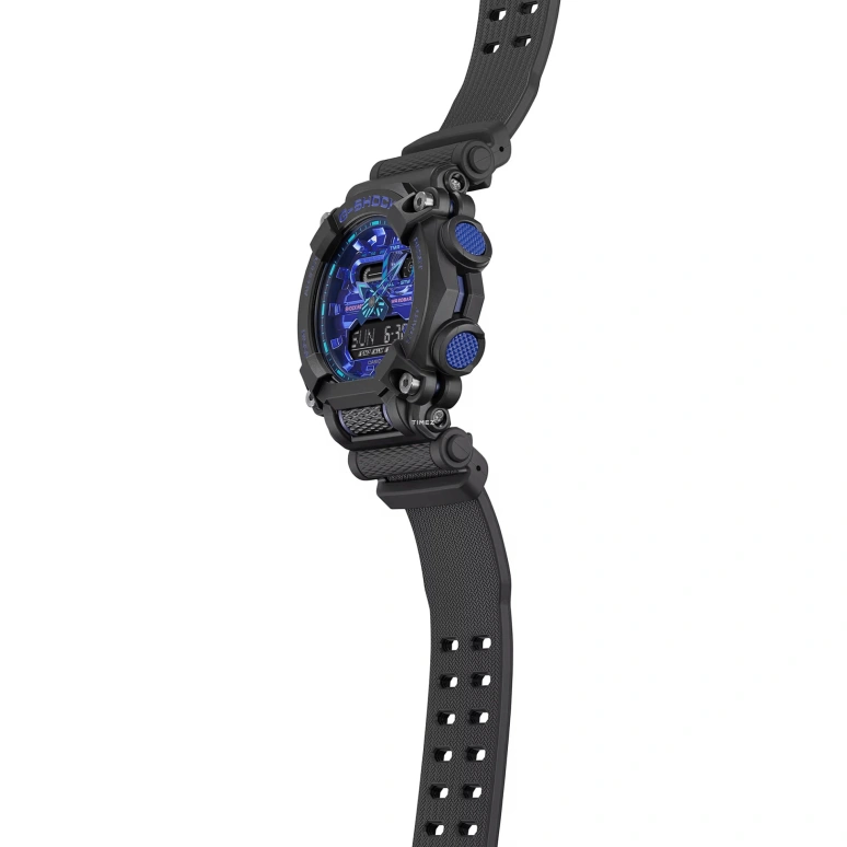 Casio,G-SHOCK 52.80x49.50mm,52.80x49.50mm,Resin,Purple,Quartz,Countdown,Chronograph,Month,Date,Hardlex,Round,GA900VB,GA900VB-1A