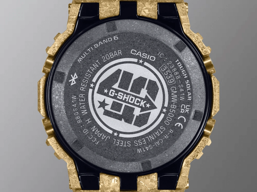 Casio,G-SHOCK 49.30x43.20mm,49.30x43.20mm,Stainless Steel,Grey,Quartz,Countdown,Chronograph,Perpetual Calendar,Month,Hardlex,Square,GMW,GMW-B5000PG-9