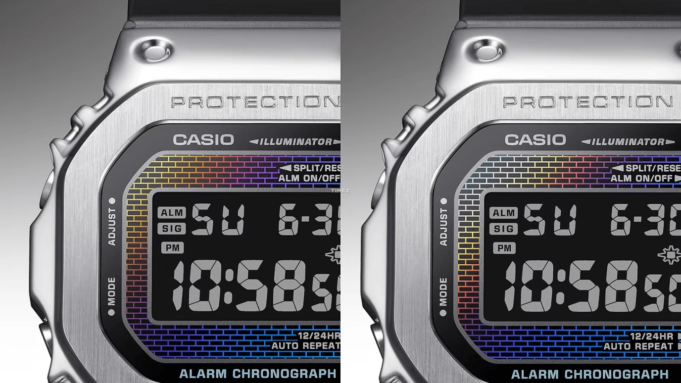 Casio,G-SHOCK 49.60x43.20mm,49.60x43.20mm,Resin,Multi-Color,Quartz,Countdown,Chronograph,Month,Date,Hardlex,Square,GM5600BRW,GM5600BRW-1