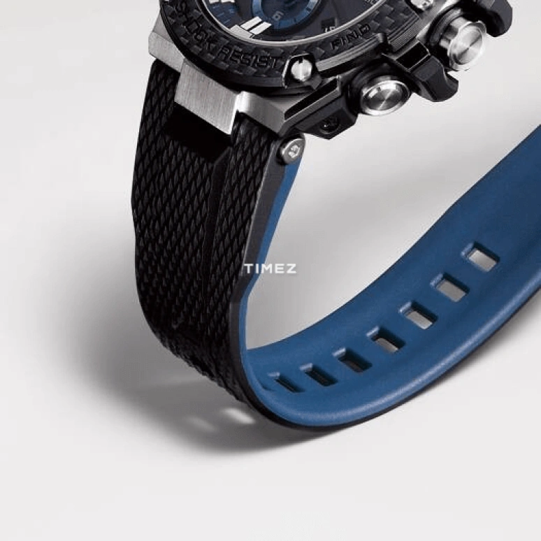 Casio,G-STEEL 53.80mm,53.80mm,Resin,Stainless Steel,Carbon,Black,Quartz,Countdown,Chronograph,Day,Dule Time,Sapphire,Round,GSTB100XA,GSTB100XA-1A