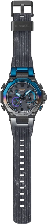 Casio,MTG 55.10x49.80mm,55.10x49.80mm,Stainless Steel,Grey,Blue,Quartz,Countdown,Chronograph,Month,Date,Hardlex,Round,MTGB2000YST,MTGB2000YST-1