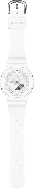 Casio,G-SHOCK 40.20mm,40.20mm,Bio-sourced,Resin,White,Quartz,Countdown,Chronograph,Month,Date,Hardlex,Round,GMAP2100IT7A