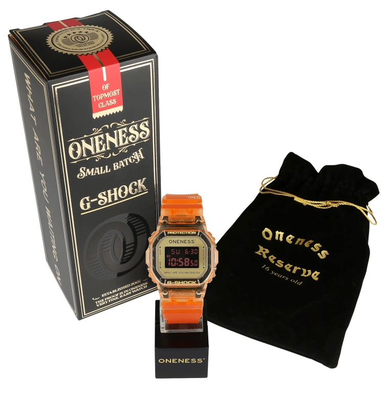 Casio,G-SHOCK 48.90x43.80mm,48.90x43.80mm,Resin,Yellow,Black,Quartz,Countdown,Chronograph,Month,Date,Hardlex,Square,DW5600ONS23,DW5600ONS23-4