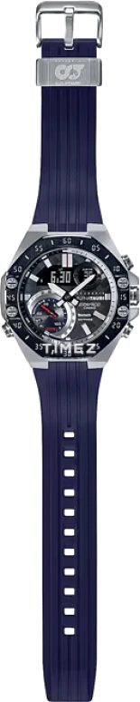 Casio,EDIFICE 51x48.50mm,51x48.50mm,Stainless Steel,Grey,Quartz,Countdown,Chronograph,Month,Date,Octagon,Silver,ECB10AT,ECB10AT-1A