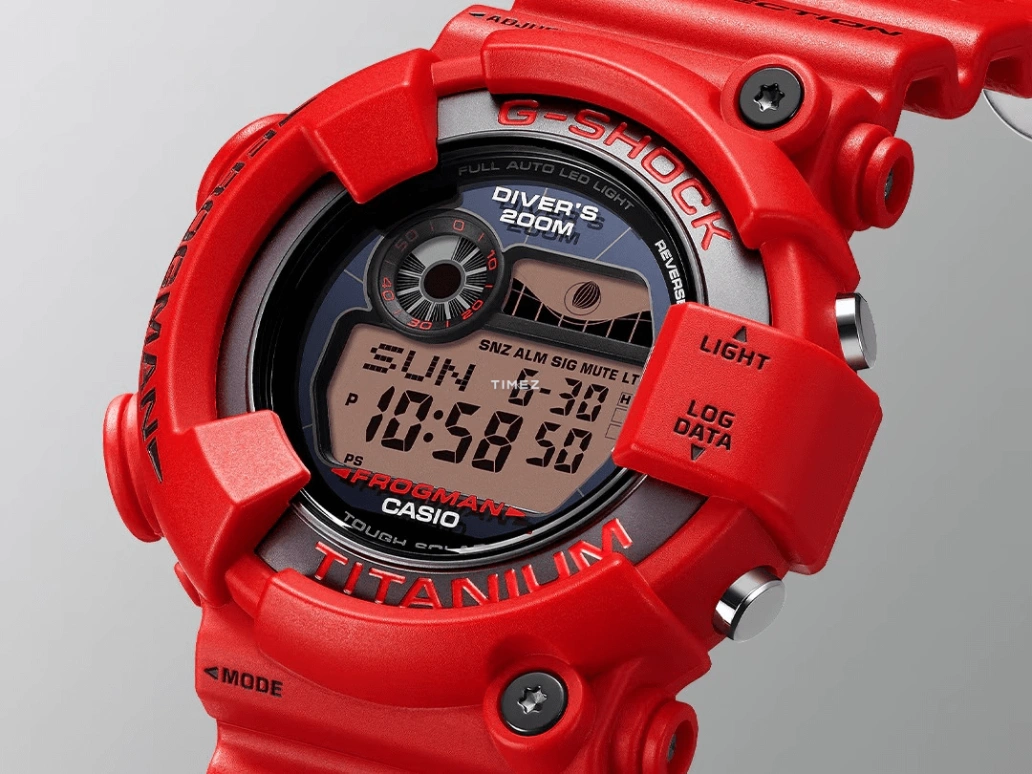 Casio,MASTER OF G - SEA 52x50.30mm,52x50.30mm,Titanium,Bio-sourced,Resin,Black,Quartz,Countdown,Chronograph,Month,Date,Hardlex,Round,GW8230NT,GW8230NT-4