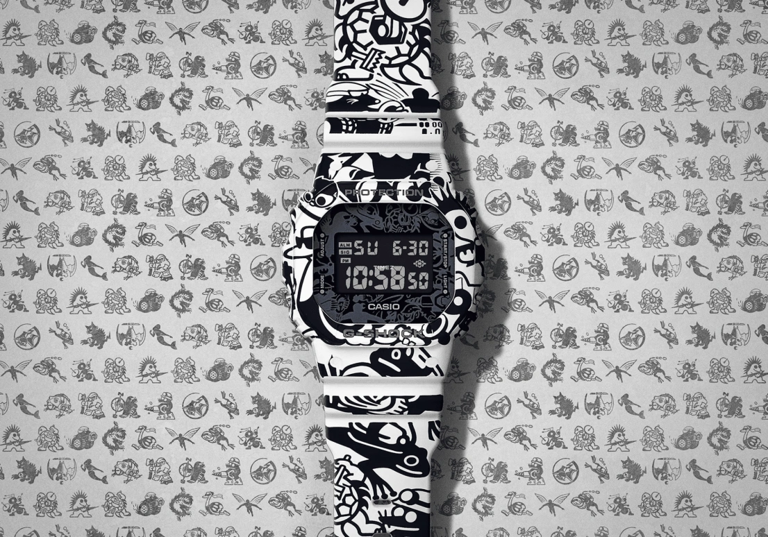 Casio,G-SHOCK 48.90x42.80mm,48.90x42.80mm,Resin,Black,Quartz,Countdown,Chronograph,Month,Date,Hardlex,Square,DW5600GU,DW5600GU-7
