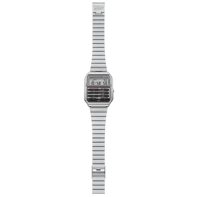 Casio,VINTAGE 43.20x34.40mm,43.20x34.40mm,Resin,Grey,Quartz,Chronograph,Annual Calendar,Month,Date,Plexi,Glass,Rectangular,CA500WEBF,CA500WEBF-1A
