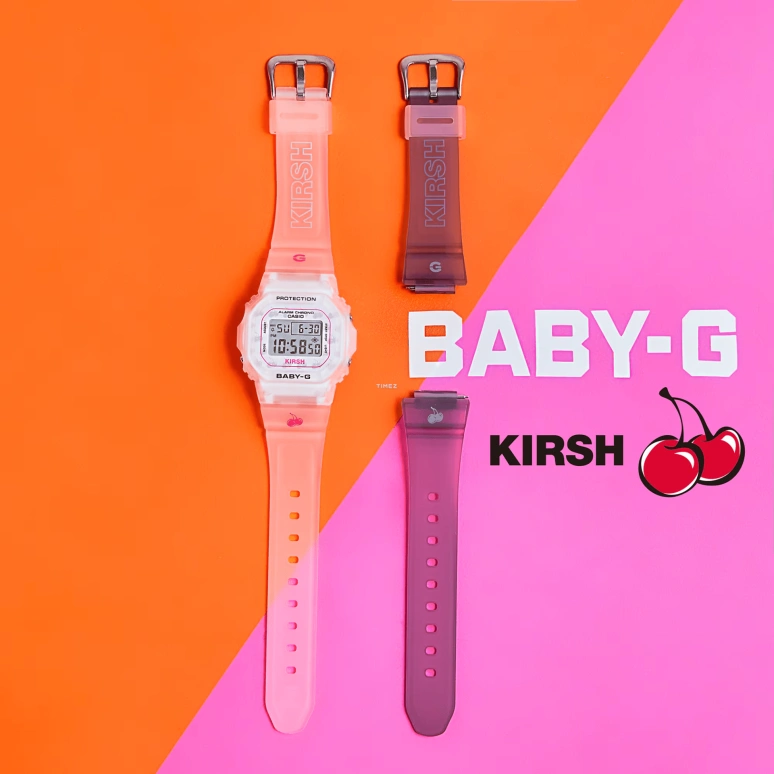 Casio,BABY-G 42.10x37.90mm,42.10x37.90mm,Resin,White,Grey,Quartz,Countdown,Chronograph,Month,Date,Hardlex,Square,BGD565KRS,BGD565KRS-7