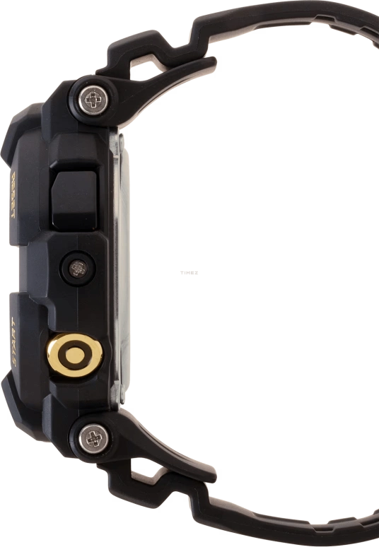 Casio,G-SHOCK 50.80mm,50.80mm,Resin,Gold,Grey,Quartz,Countdown,Chronograph,Month,Date,Hardlex,Round,GD350GB,GD350GB-1