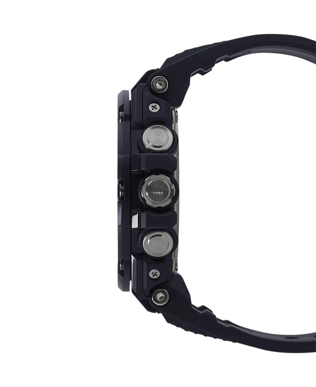 Casio,G-STEEL 53.80mm,53.80mm,Resin,Black,Quartz,Countdown,Chronograph,Day,Dule Time,Sapphire,Round,GSTB100B,GSTB100B-1A4
