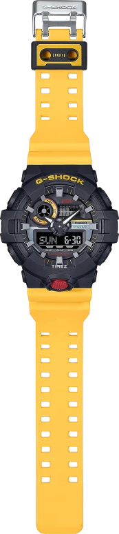 Casio,G-SHOCK 53.40mm,53.40mm,Resin,Black,Quartz,Countdown,Chronograph,Month,Date,Hardlex,Round,GA700MT,GA700MT-1A9