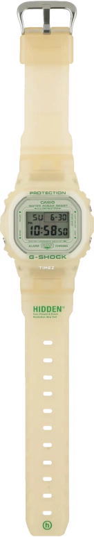 Casio,G-SHOCK 48.90x43.80mm,48.90x43.80mm,Resin,Cream,Grey,Quartz,Countdown,Chronograph,Month,Date,Hardlex,Square,DW5600HDN22,DW5600HDN22-7