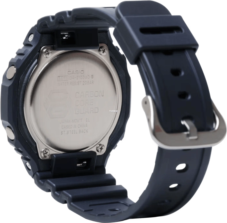 Casio,G-SHOCK 41.50mm,41.50mm,Carbon,Bio-sourced,Resin,White,Quartz,Countdown,Chronograph,Month,Date,Hardlex,Octagon,GA2100WD,GA2100WD-1A