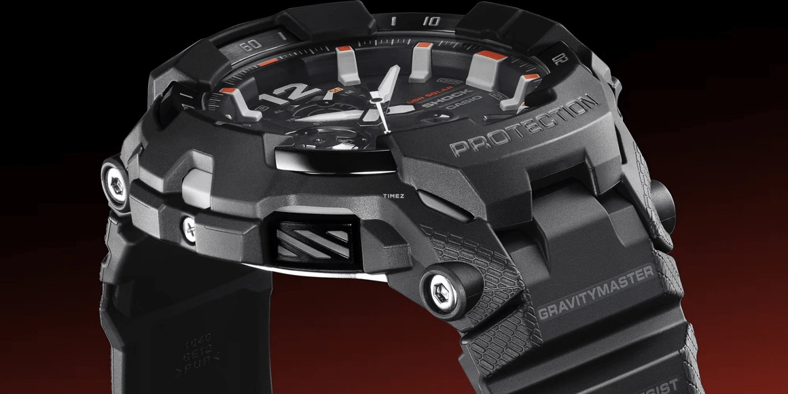 Casio,MASTER OF G - AIR 54.70mm,54.70mm,Bio-sourced,Stainless Steel,Black,Quartz,Countdown,Chronograph,Day,Dule Time,Hardlex,Round,GRB300EC,GRB300EC-1A