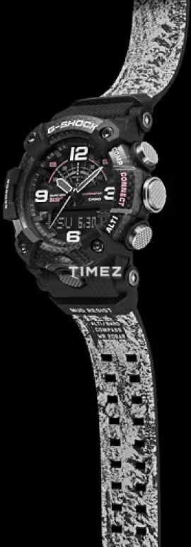Casio,MASTER OF G - LAND 51.30mm,51.30mm,Resin,Black,Quartz,Countdown,Chronograph,Month,Date,Hardlex,Round,GGB100BTN,GGB100BTN-1A
