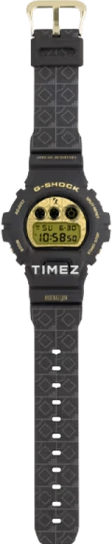 Casio,G-SHOCK 50mm,50mm,Resin,Yellow,Quartz,Countdown,Chronograph,Month,Date,Hardlex,Round,DW6900BI24,DW6900BI24-1