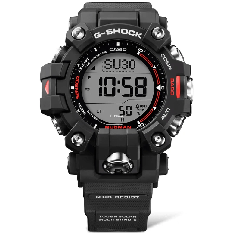 Casio,MASTER OF G - LAND 56.70x52.70mm,56.70x52.70mm,Bio-sourced,Grey,Quartz,Countdown,Chronograph,Month,Date,Sapphire,Crystal Glass,Round,GW9500,GW9500-1