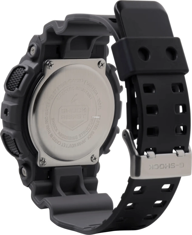 Casio,G-Shock GA-100 51.20mm,51.20mm,Resin,Orange,Quartz,Countdown,Chronograph,Month,Date,Hardlex,Round,GA100FL,GA100FL-8A