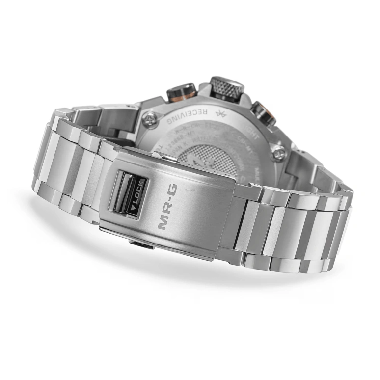Casio,MR-G 54.70x49.80mm,54.70x49.80mm,Titanium,Black,Quartz,Countdown,Chronograph,Month,Date,Sapphire,Round,MRGB2000D,MRGB2000D-1A