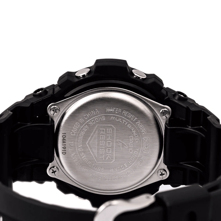 Casio,AWG-100 M100 46.40mm,46.40mm,Resin,Black,Quartz,Countdown,Chronograph,Month,Date,Hardlex,Round,AWGM100,AWGM100-1A