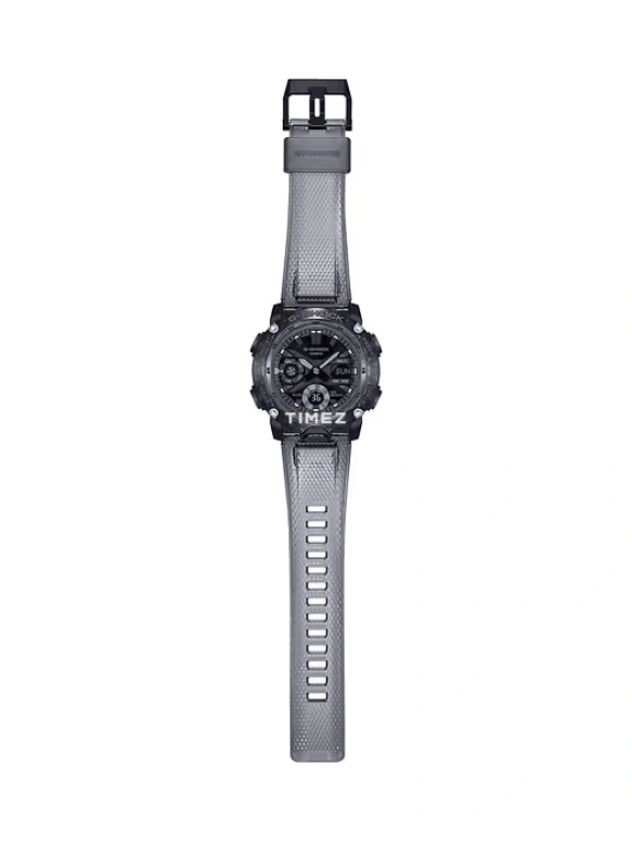 Casio,G-SHOCK 47mm,47mm,Resin,Carbon,Black,Quartz,Countdown,Chronograph,Month,Date,Hardlex,Round,GA2000SKE,GA2000SKE-8A