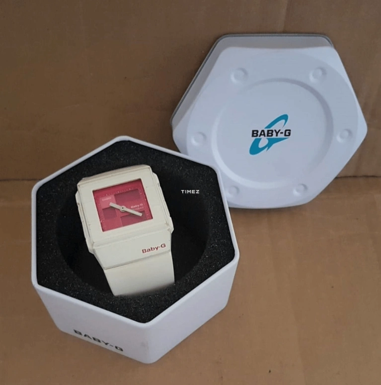 Casio,BABY-G 43mm,43mm,Plastic,Wine Red,Red,Quartz,White,BGA,BGA-200-7E3