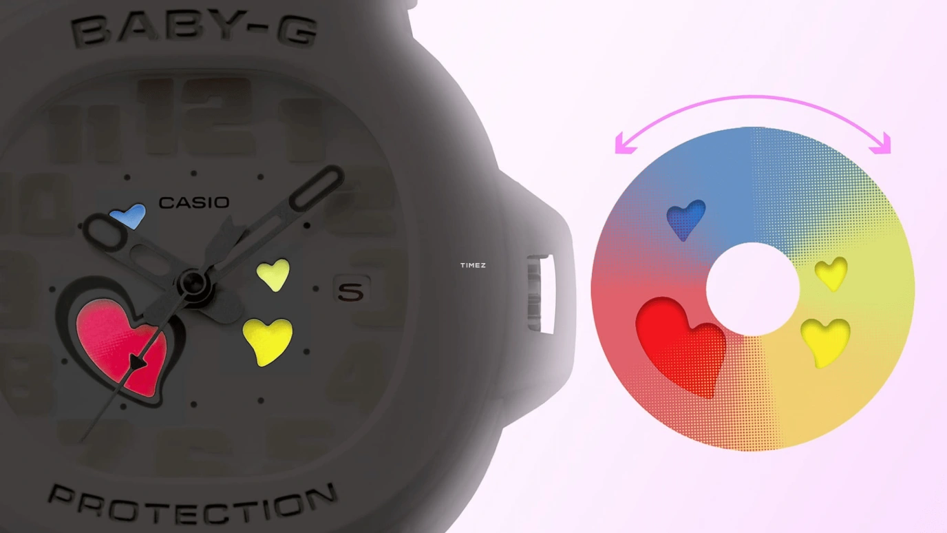 Casio,BABY-G 46.60x42.10mm,46.60x42.10mm,Resin,White,Quartz,Day,Hardlex,BGA10,BGA10-7A