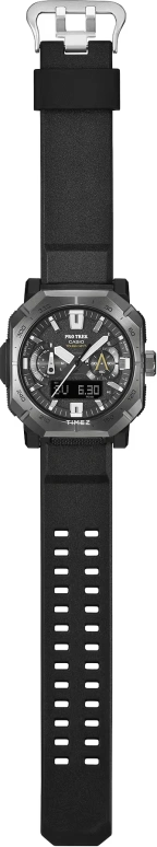 Casio,PROTREK 50.80x45.80mm,50.80x45.80mm,Resin,Stainless Steel,Bio-sourced,Black,Quartz,Countdown,Chronograph,Month,Date,Sapphire,Crystal Glass,Square,PRWB1000,PRWB1000-1