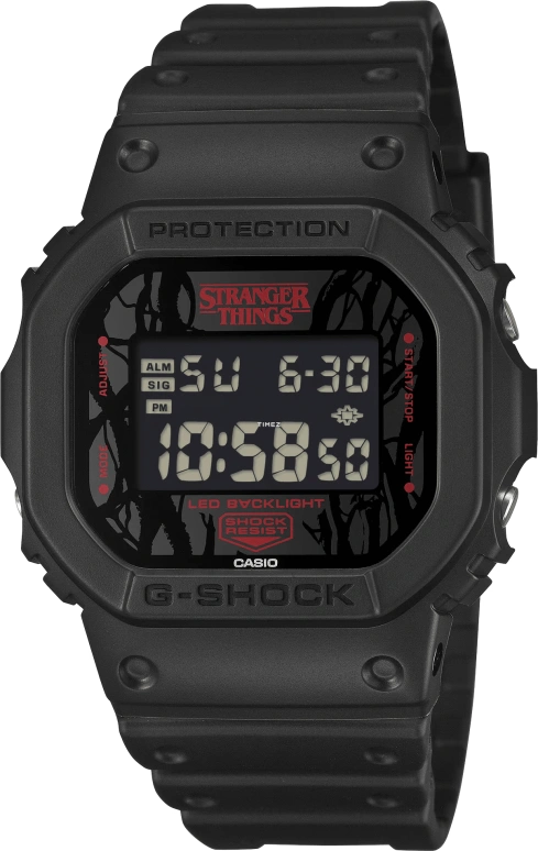 Casio,5600 48.90x42.80mm,48.90x42.80mm,Bio-sourced,Resin,Black,Quartz,Countdown,Chronograph,Month,Date,Hardlex,Square,DW5600STT,DW5600STT-1