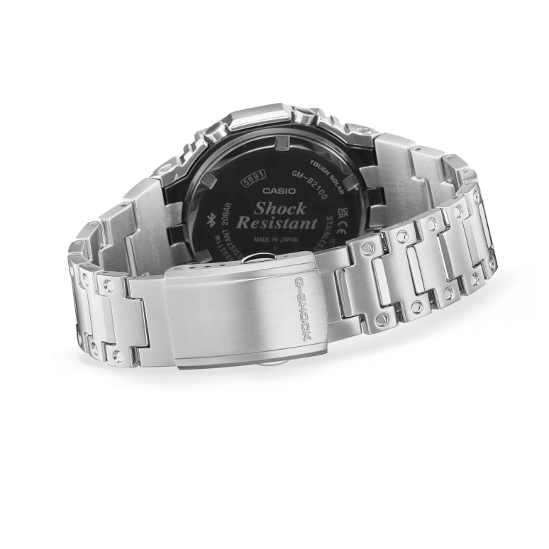 Casio,G-SHOCK 49.80x44.40mm,49.80x44.40mm,Stainless Steel,Black,Quartz,Countdown,Chronograph,Month,Date,Hardlex,Octagon,GMB2100PC,GMB2100PC-1A