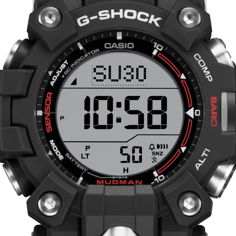 Casio,MASTER OF G - LAND 56.70x52.70mm,56.70x52.70mm,Bio-sourced,Grey,Quartz,Countdown,Chronograph,Month,Date,Sapphire,Crystal Glass,Round,GW9500,GW9500-1