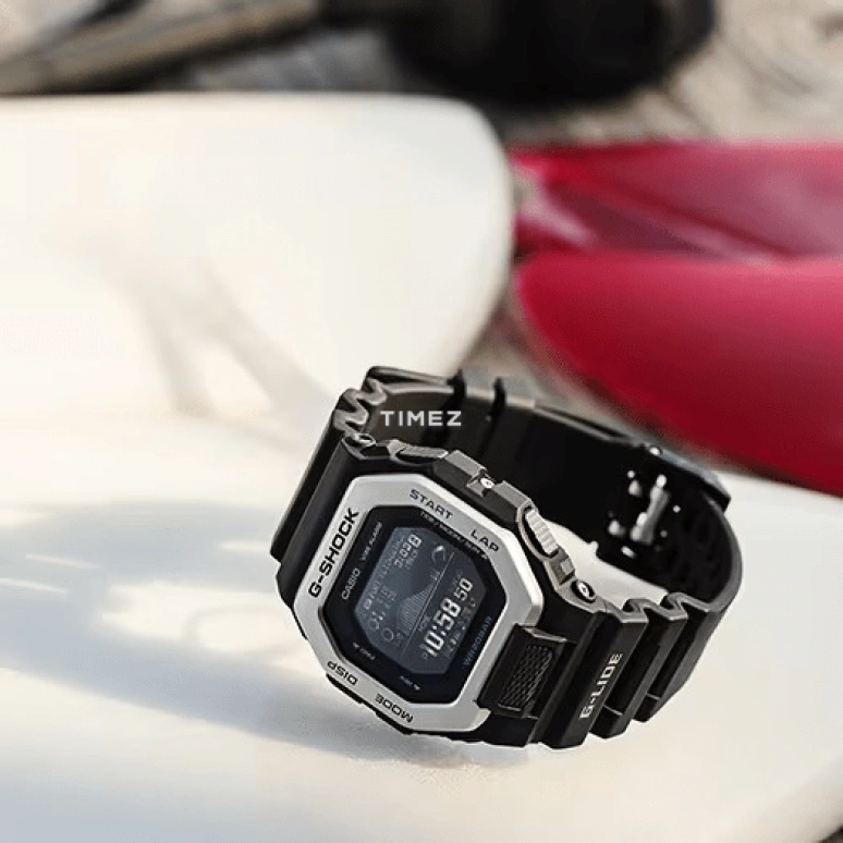 Casio,G-LIDE 50.90x46mm,50.90x46mm,Resin,Black,Quartz,Countdown,Chronograph,Month,Date,Hardlex,Square,GBX100,GBX100-1