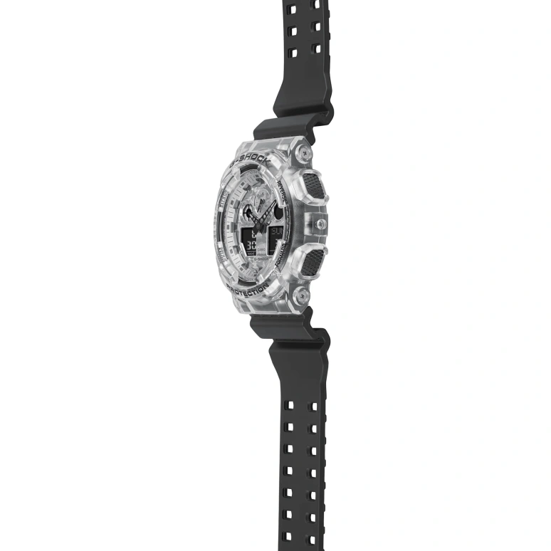 Casio,G-Shock GA-100 55x51.20mm,55x51.20mm,Resin,White,Quartz,Countdown,Chronograph,Month,Date,Hardlex,Round,GA100SKC,GA100SKC-1A