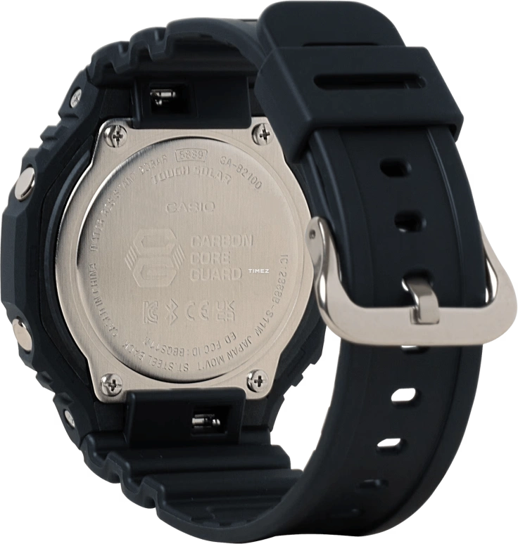 Casio,G-SHOCK 48.50x45.40mm,48.50x45.40mm,Resin,Carbon,Black,Quartz,Countdown,Chronograph,Month,Date,Hardlex,Round,GAB2100FC,GAB2100FC-1A