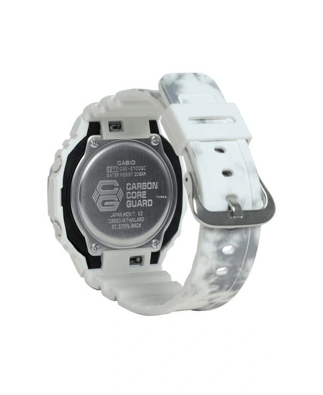 Casio,G-SHOCK 48.50x45.40mm,48.50x45.40mm,Carbon,Black,Quartz,Countdown,Chronograph,Month,Date,Hardlex,Octagon,GAE2100GC,GAE2100GC-7A