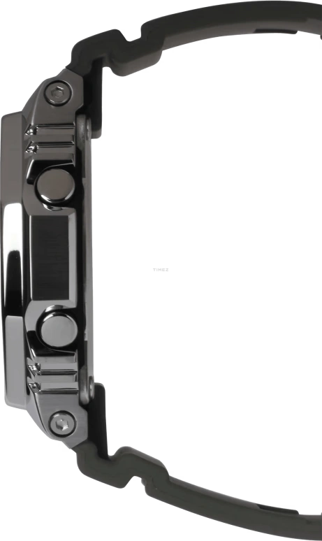 Casio,G-SHOCK 49.30x44.40mm,49.30x44.40mm,Resin,Stainless Steel,Green,Quartz,Countdown,Chronograph,Month,Date,Hardlex,Round,GM2100B,GM2100B-3A